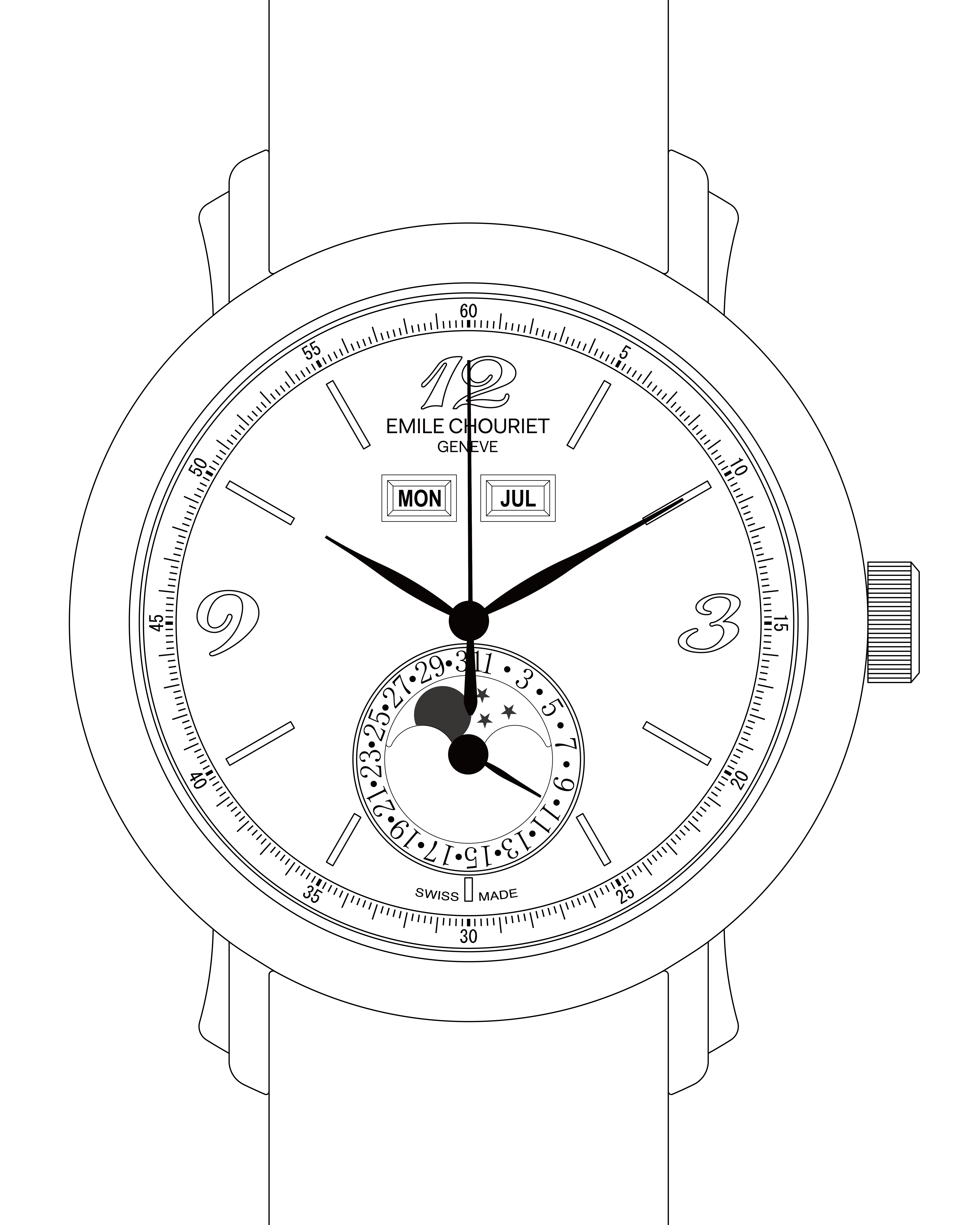17-Mechanical watch-Moonphase-17.1168.G